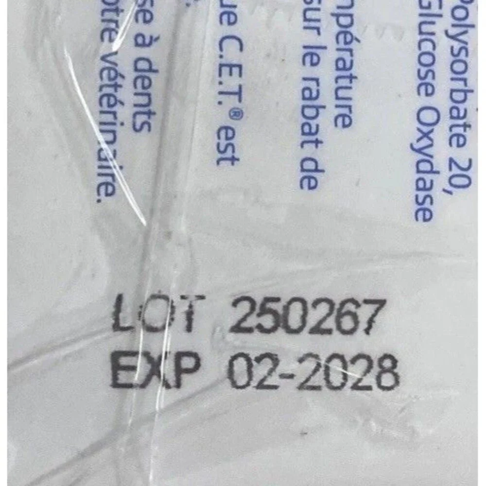 C.E.T. Enzymatic Toothpaste Eliminates Bad Breath Removing Plaque Tartar 2.5 Oz